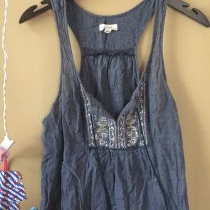 Aerie embroidered light weight tank